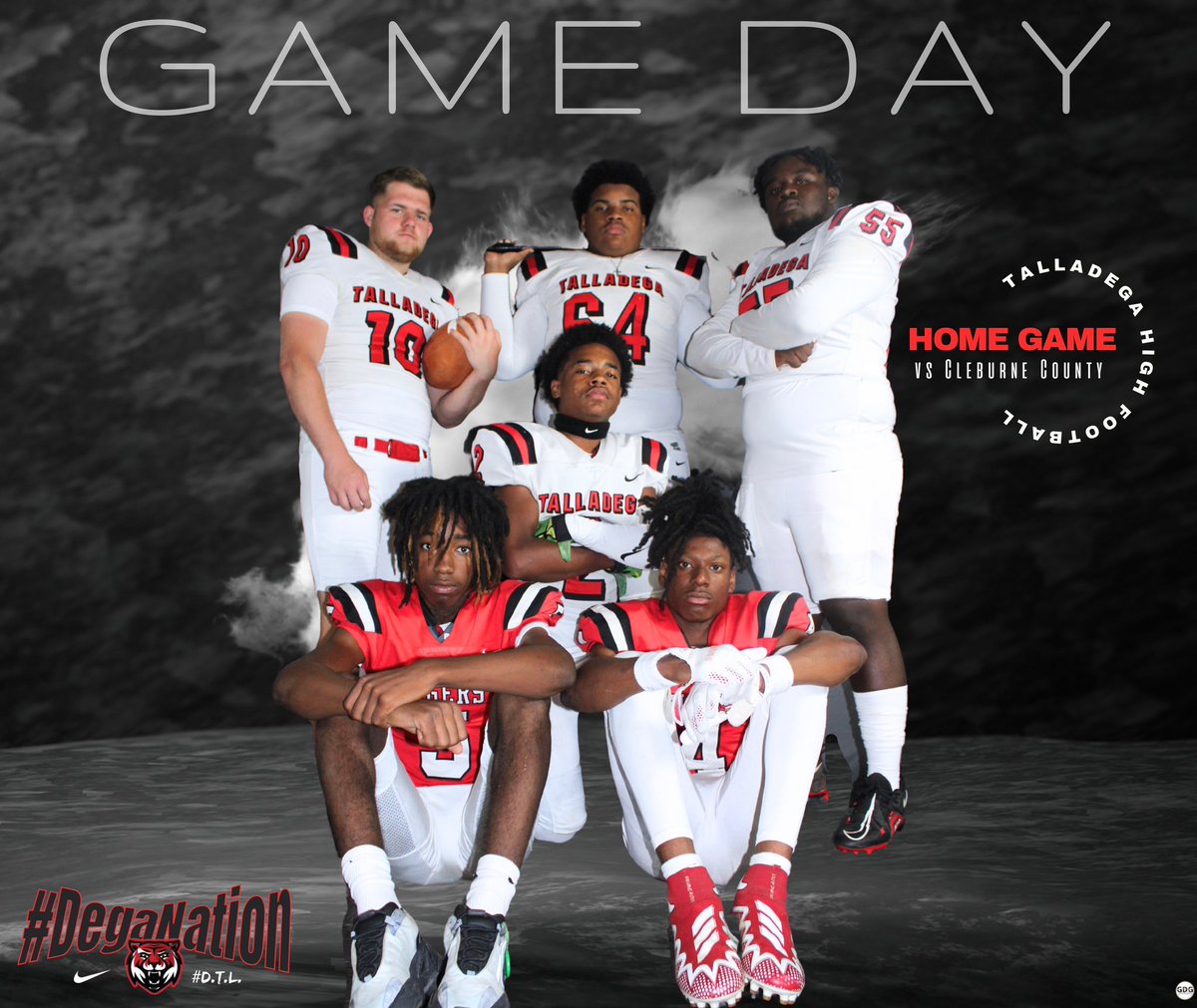 DEGATIGERSFBALL's tweet photo. Game Day tomorrow night at Mary Dumas Stadium come out and support the Tigers in your all BLACK as we begin Region Play Vs Cleburne County‼️‼️‼️#DTL #DegaNation https://t.co/hE4uPDIUQ5