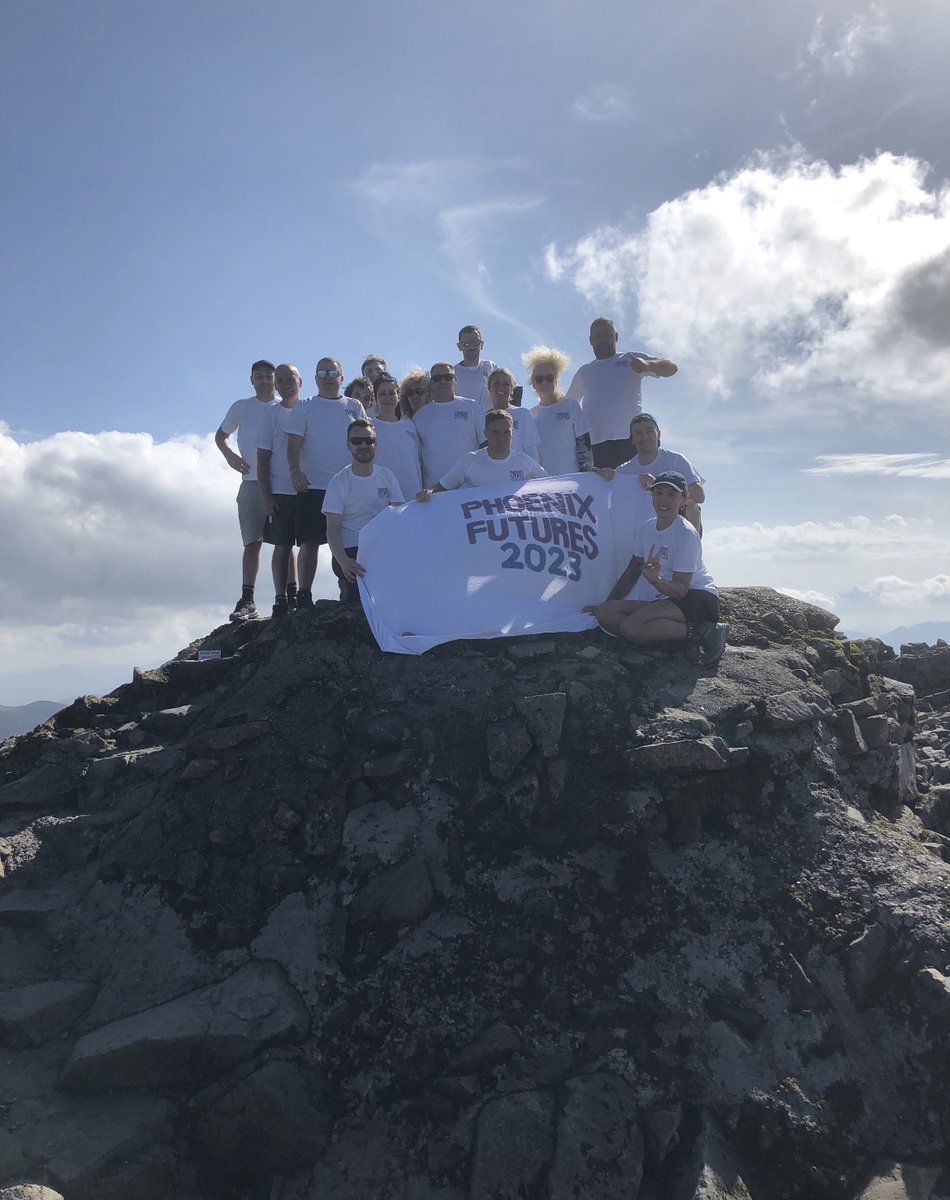 PhoenixFutures1's tweet photo. We’re so proud of this amazing team for climbing Ben Nevis today (in this heat!) to #MakeRecoveryVisable for #RecoveryMonth.

If you would like to make a donation please visit our JustGiving page: https://t.co/PvGUNtUCBK

……onto Scafell Pike and Snowdon 🏔️ https://t.co/uBXHZaxoeA