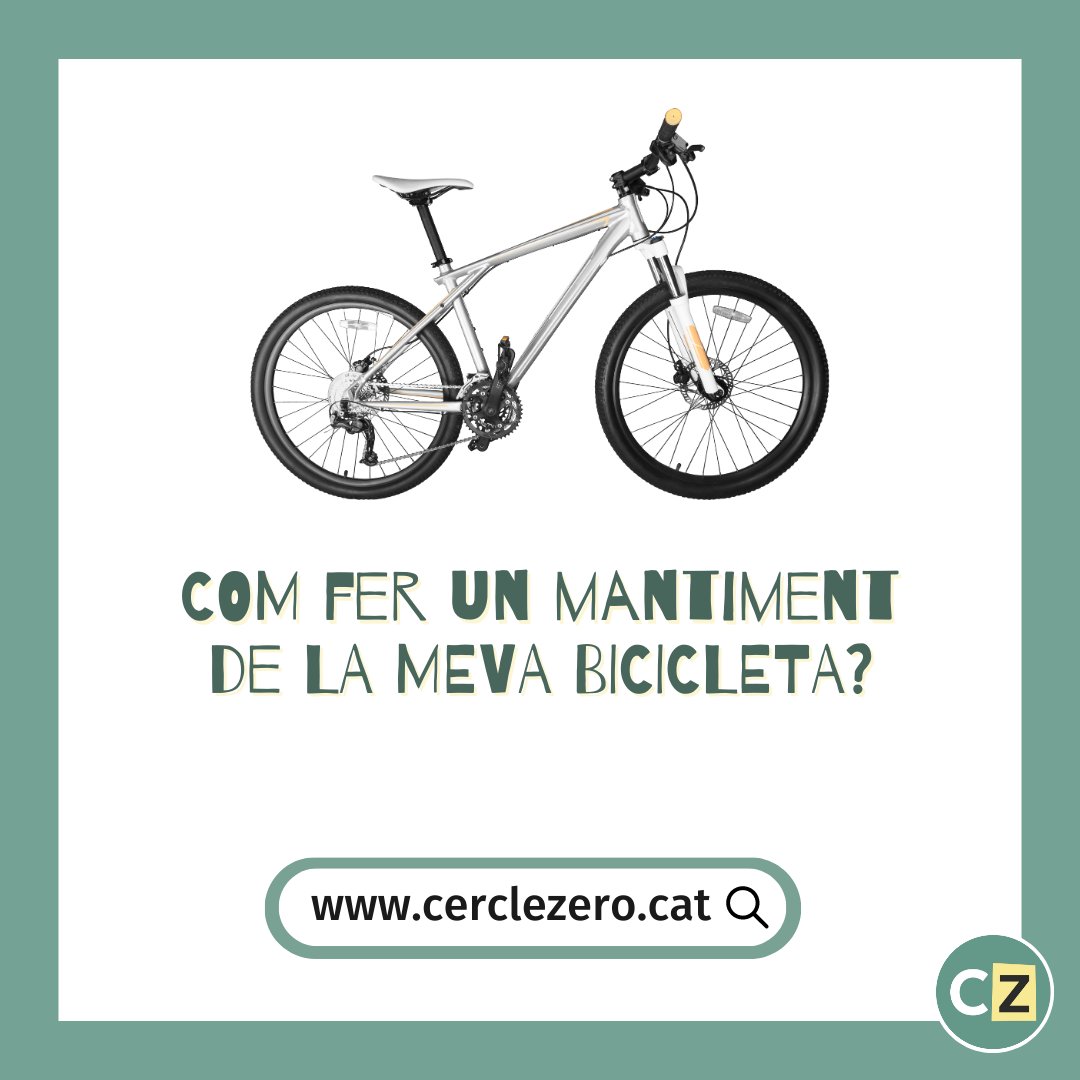 Solidanca's tweet photo. 🤔💭 No saps com allargar la #vidautil de la teva bicicleta? Avui et donem tres consells per mantenir la teva #bicicleta en bon estat.
📲 Si vols més consells sobre manteniment i reparació d’objectes, segueix-nos al perfil! #CercleZero #Manteniment #Reparació #Solidança https://t.co/BBXw6Vpjao