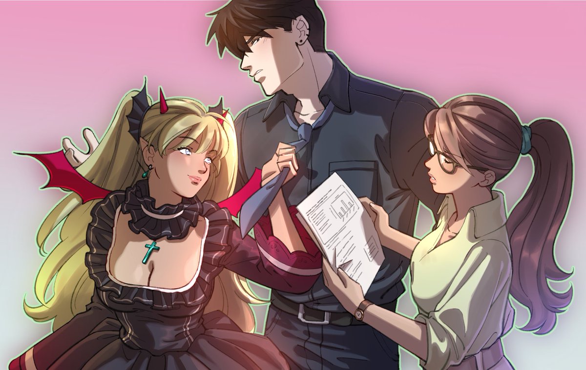 「okay now tell me which one is better for」|JVのイラスト