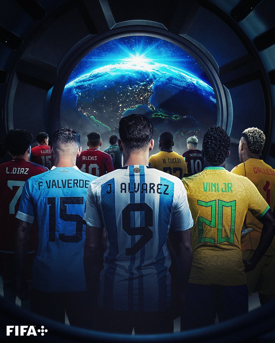 #SouthAmerica #FIFAWorldCup2026 🖌️🌎