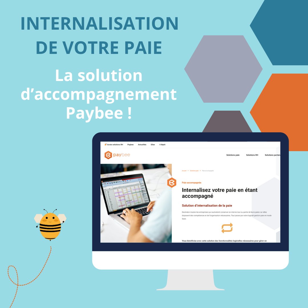 Paybee_paie's tweet photo. 💼Conserver en interne la gestion de vos paies avec notre offre “Paie accompagnée”.

✔Bénéficiez des fonctionnalités logicielles nécessaires à la gestion de vos process de paie et de l'accompagnement de nos gestionnaires de paie.

Pour en savoir plus : https://t.co/RO7ZRYF7gY https://t.co/wcdGNlBdGs