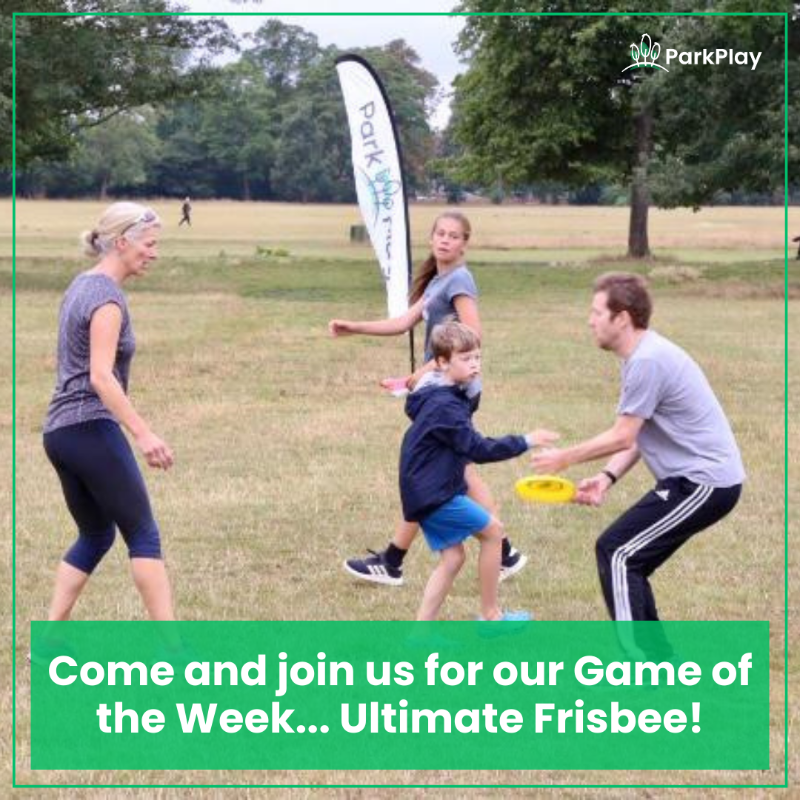 ParkPlayUK's tweet photo. Come and join us for a classic game this Saturday and ParkPlay…

It’s Ultimate Frisbee!!

It’s one of the fastest growing sports in the UK and there are absolutely no prior frisbee skills required! Everyone can get involved and enjoy playing the ParkPlay way!

#ParkPlay https://t.co/S0ZrHUn4AB