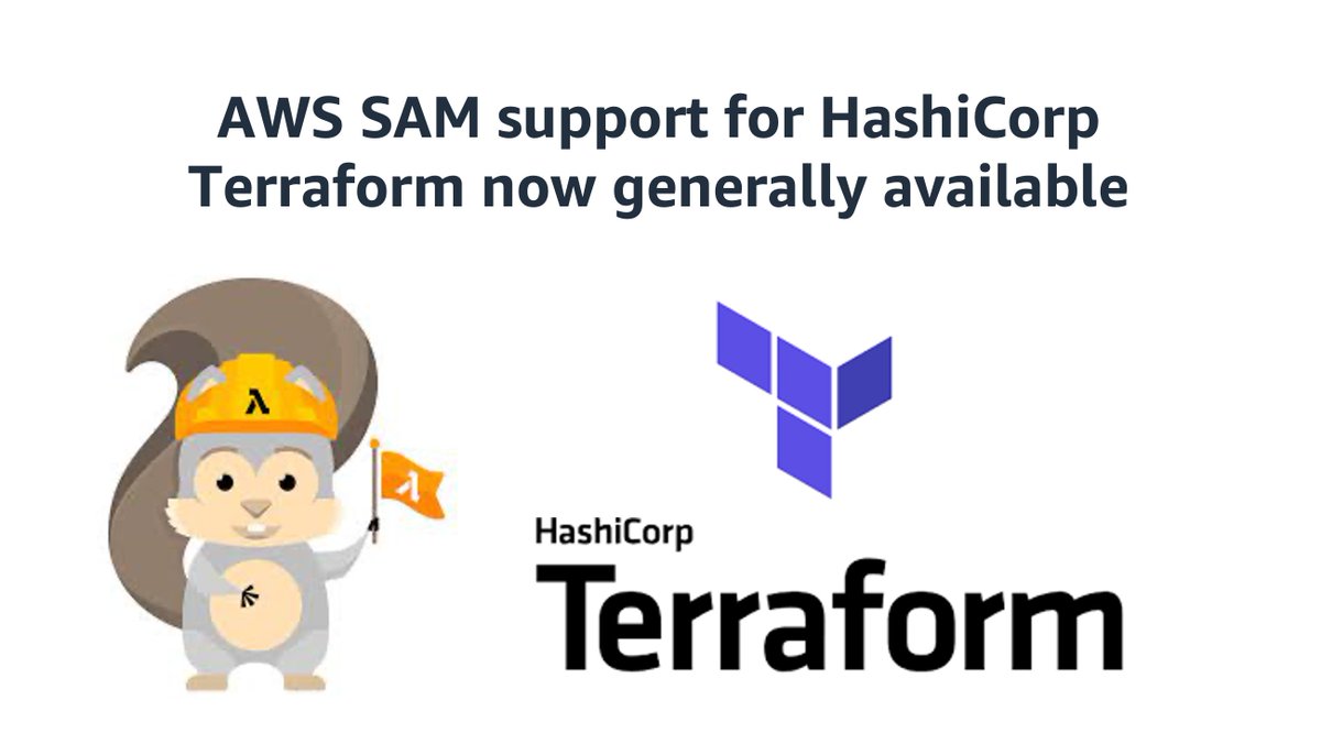 Today, AWS is announcing the general availability of Terraform support in AWS SAM. This GA release expands AWS SAM’s feature set to enhance the

#AWS #AmazonWebServices #AWSBlogs #Cloud #CloudComputing #Serverless  #AWSSAM #Terraform #SAM go.aws/48h18H0