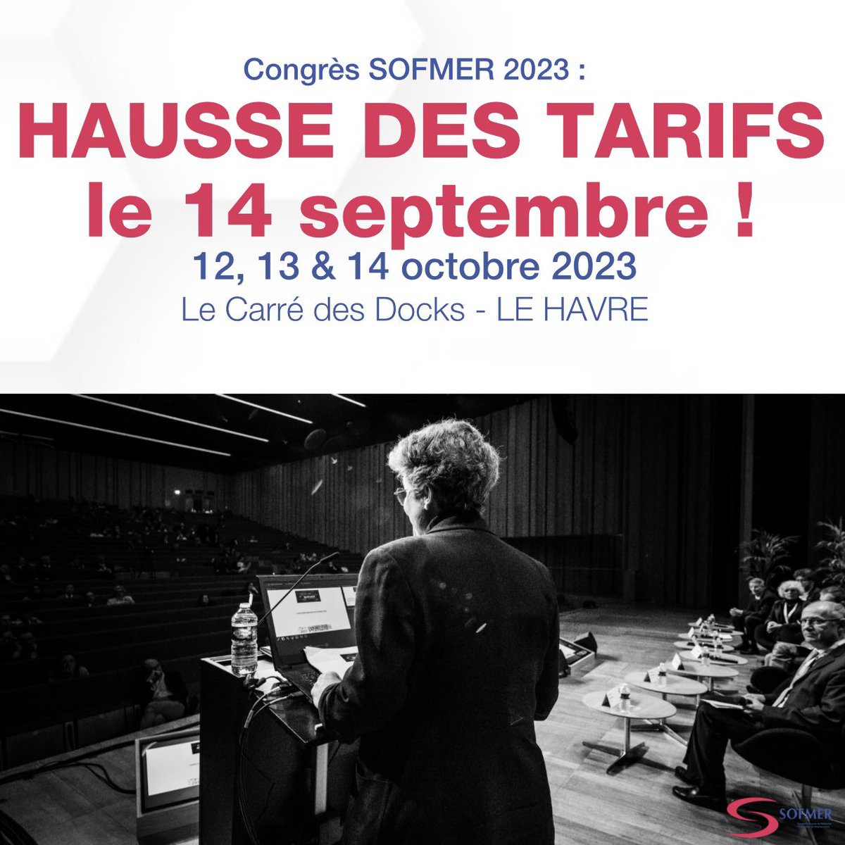 SOFMERofficiel's tweet photo. Congrès SOFMER 2023 : réservez vos places au plus vite pour bénéficier des meilleurs tarifs !
#SOFMER #HealthcareProviders #MedicalResearch #Patientcare #Medicalcommunity #MedecineEducation #congres #congresmedecine #congresmedical #medicalcongress https://t.co/2zkT8TSUc2