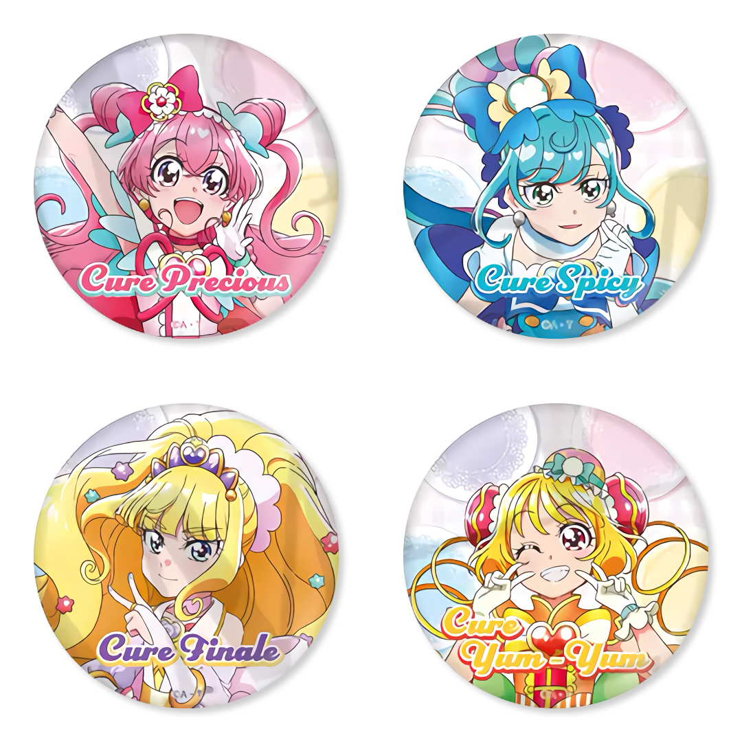 全プリキュア展 缶バッジ キュアプレシャス デリシャスパーティ♡プリキュア 全プリキュア展限定 缶バッジ（2021～2023） #デリシャスパーティ