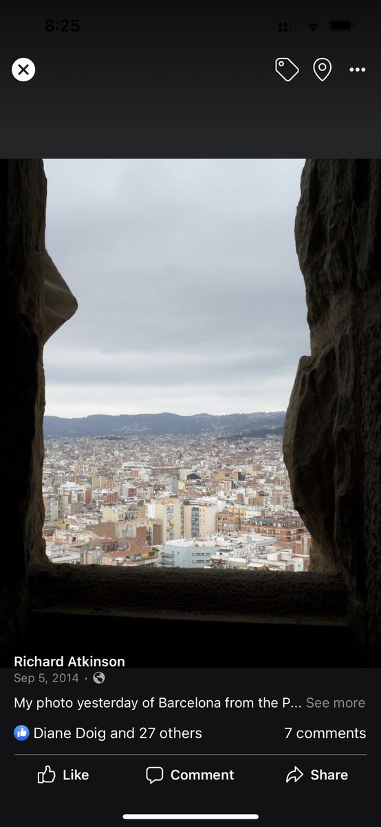 RichAtkinson's tweet photo. The hills of Barcelona from the Passion Tower, La Sagrada de Familia basilica https://t.co/XotbBsABHw