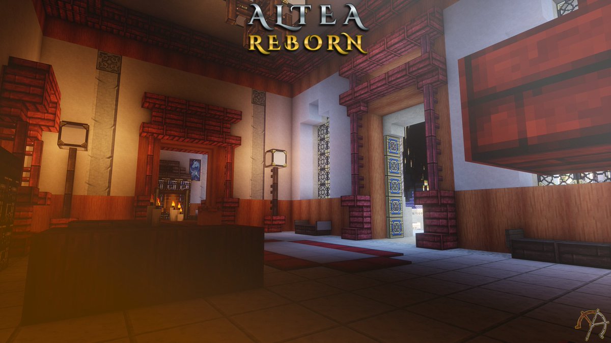 AlteaReborn's tweet photo. Encore de l interieur! Bientôt je vous remontre du build extérieur😉#Minecraftbuilds #Minecraft #MinecraftServer https://t.co/UFxR8tOW7c