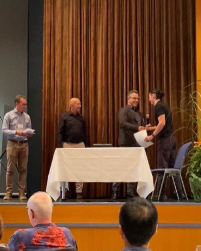 Several STEEP trainees presented at #FLUOROS 2023 in Idstein, Germany! Pictured Justin Sankey, Heidi Pickard, and Bridger Ruyle. Bridger also won the best student presentation award! Woo! #pfas #niehs #superfund