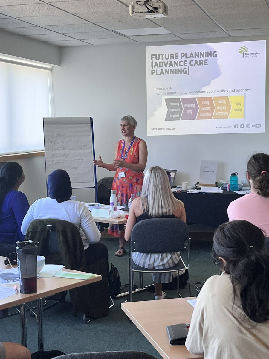 Exciting to be working with the multi professional teams at CNWL, sharing and developing knowledge on palliative and end of life care.  <a href="/CNWLNHS/">CNWL NHS FT</a> <a href="/Hospicstfrancis/">The Hospice of St Francis</a> <a href="/DyingMatters/">Dying Matters</a>