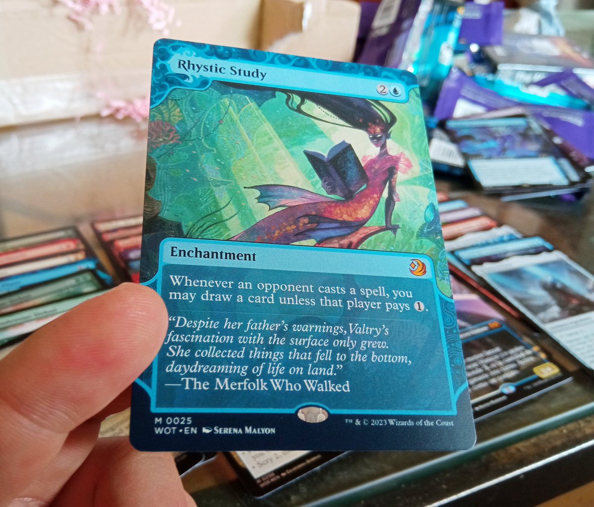 SORTEÍTO DE #MTGWOE!!! :D

• todas las cartas para un único ganador que haga RT, FOLLOW y MENCIONE a dos colegas.

• además, rhystic entre quienes me hagan encargos este mes (más info en el linktree de mi perfil, hago tokens a mano baratitos)

ACABA EL DÍA 30, SUERTE 💛💙💜❤️💚