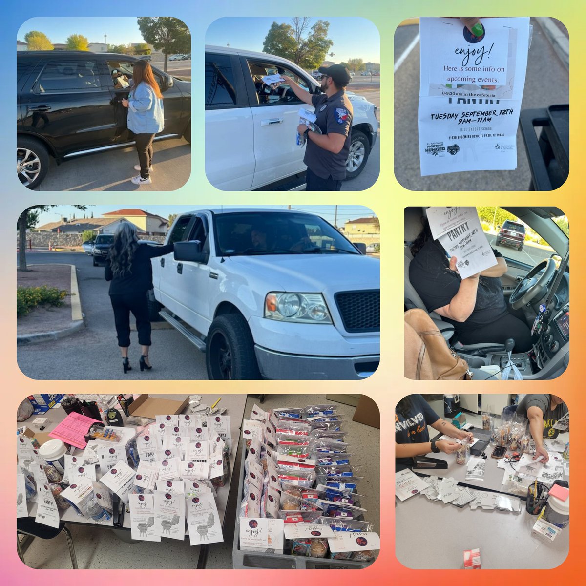 Breakfast on the go success! It was great to greet our amazing scorpion parents! See you all at these great events. Thank you to the volunteers who helped me build these tasty bags. #ScorpionCountry #TeamSISD @BSybert_Prek8 @DianalopCIS_BSS @Vbueno_BSS @MsAzcarate_bss