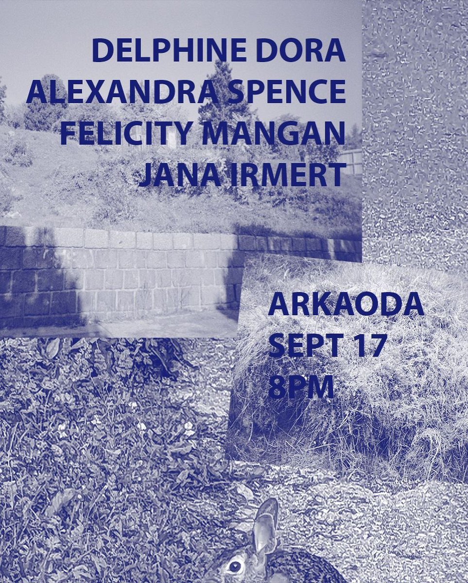 Jana Irmert (@janairmert) on Twitter photo I’m ready when you’re ready 🚀September gigs in Berlin here we go:
Sept 08 <a href="/BerlinAtonal/">Berlin Atonal</a>
Sept 17 Arkaoda Berlin with <a href="/fmangan1/">felicity mangan</a> supporting Alexandra Spence & Delphine Dora
photo Kasia Zacharko I’m ready when you’re ready 🚀September gigs in Berlin here we go:
Sept 08 <a href="/BerlinAtonal/">Berlin Atonal</a>
Sept 17 Arkaoda Berlin with <a href="/fmangan1/">felicity mangan</a> supporting Alexandra Spence & Delphine Dora
photo Kasia Zacharko
