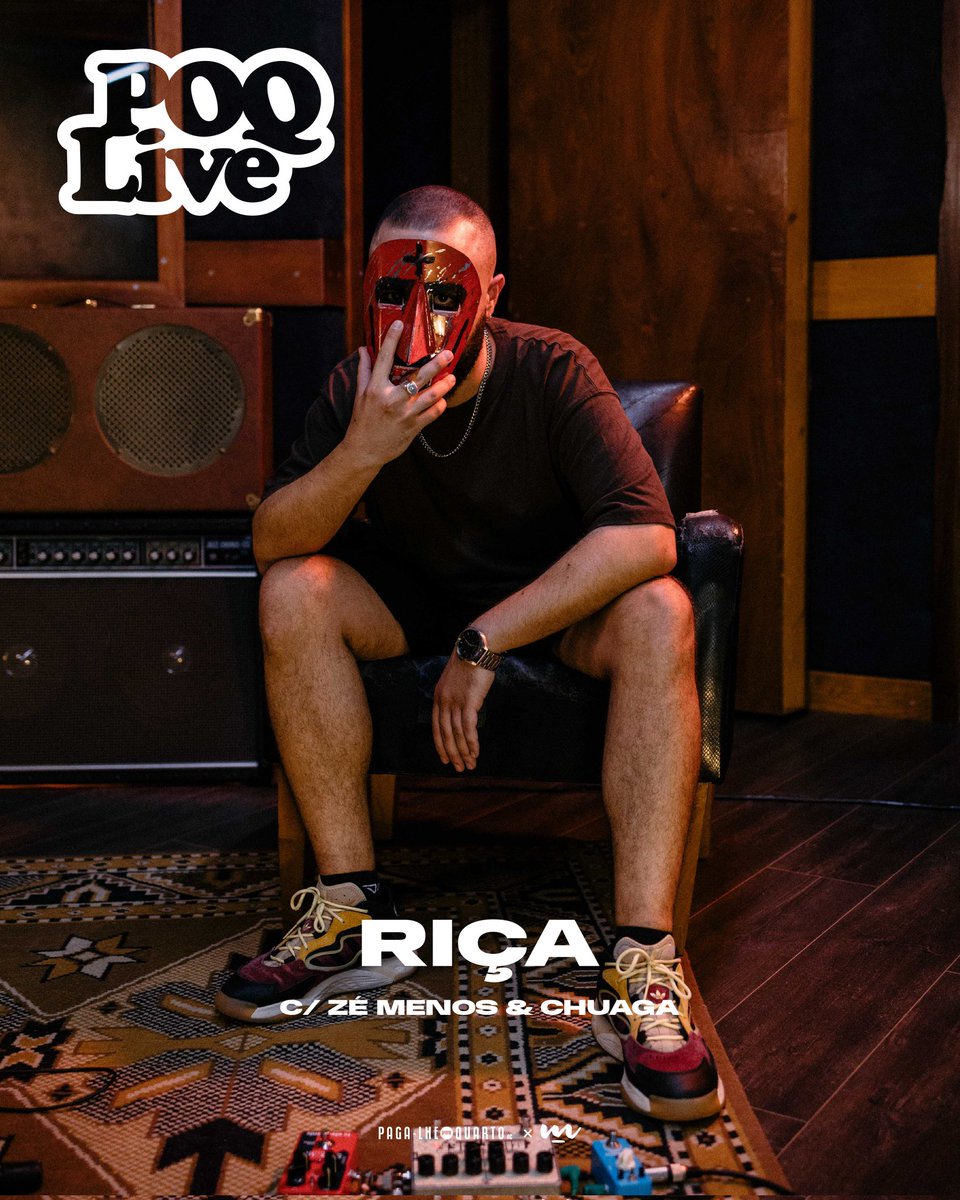 KesoMarginal's tweet photo. Novo episódio POQLive com Riça, Zé Menos e Chuva, hoje pelas 19h no canal de YT https://t.co/yXQJwANusz