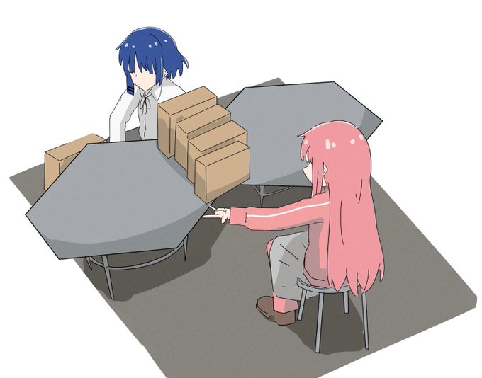 「cardboard box pink hair」 illustration images(Latest)