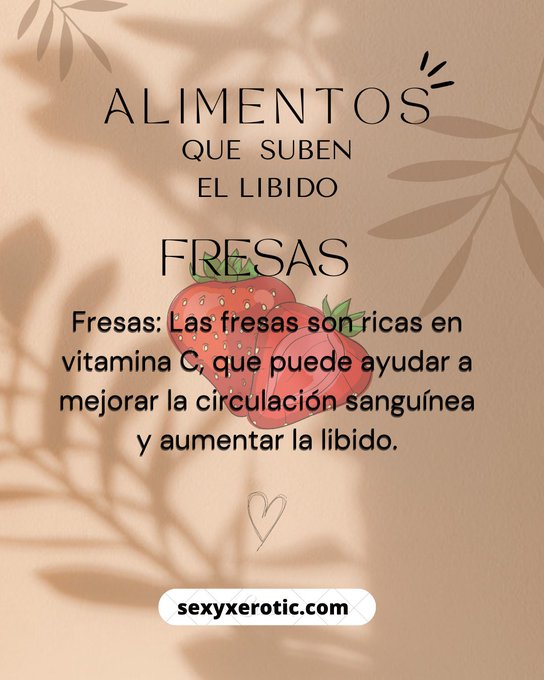 &iquest;Sabias que hay alimentos que te ayudan en las erecciones y en aumentar la libido o el placer sexual<a href="/tag/lifestyle"class="tags"><span>#lifestyle</span></a><a href="/tag/saludable"class="tags"><span>#saludable</span></a><a href="/tag/ecuador"class="tags"><span>#ecuador</span></a><a href="/tag/cuenca"class="tags"><span>#cuenca</span></a><a href="/tag/quito"class="tags"><span>#quito</span></a>