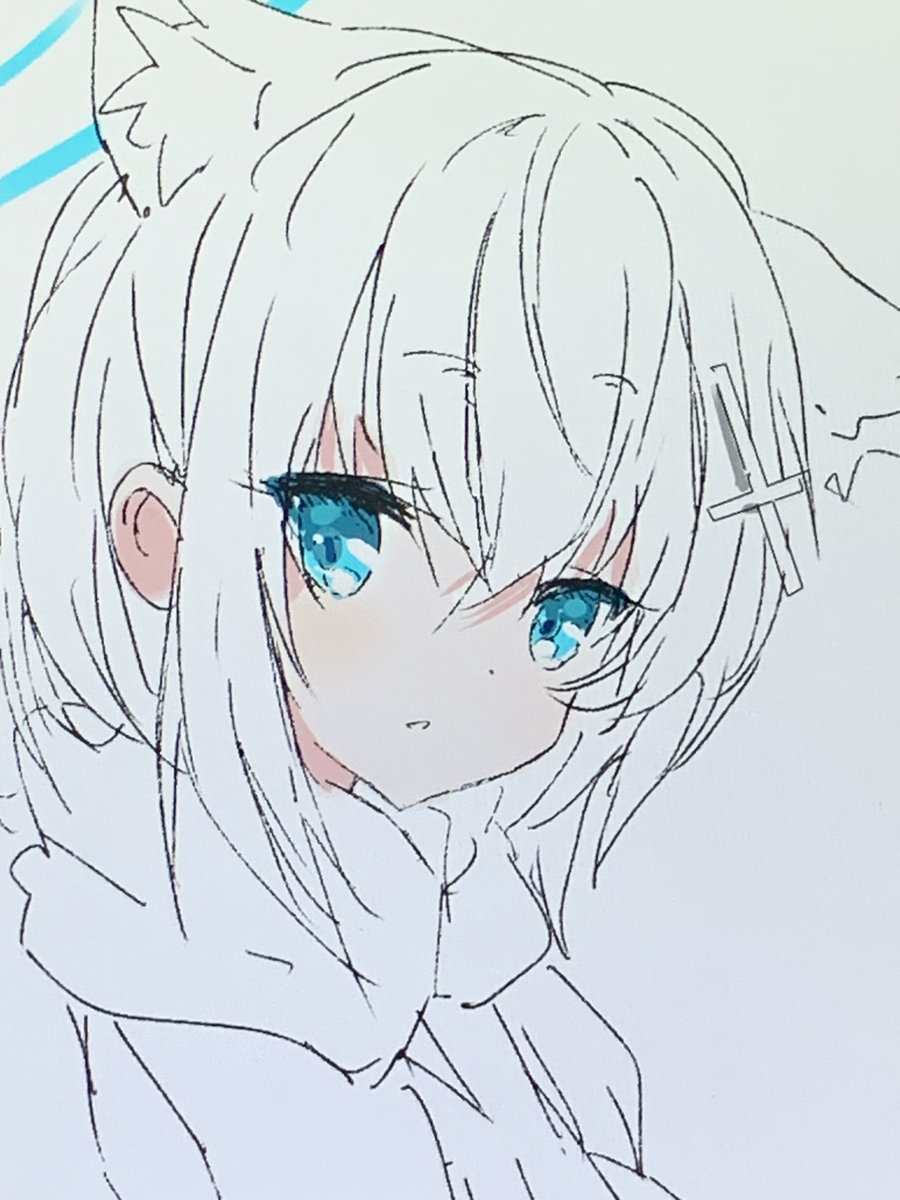 シロコ「シロコちゃん描きつつ、、、 」|COREのイラスト