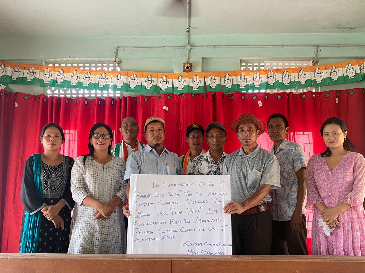 Our journey to protect India from the divisive forces will continue.

#BharatJodoYatraContinues

📍 Nagaland