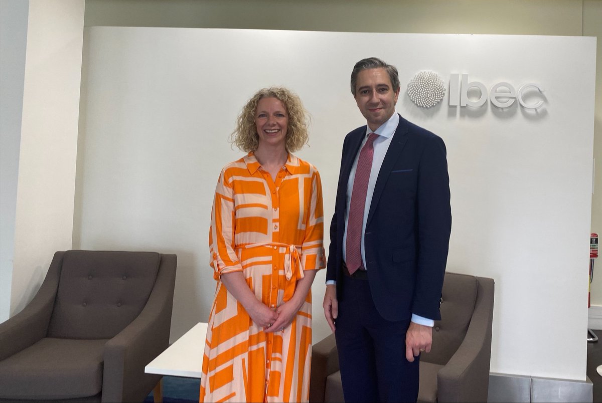 Delighted to welcome Minister Simon Harris at our  National Council. Positive discussions on how the National Training Fund surplus of €1.5bn can be unlocked to support businesses. Budget 2024 must be a statement of intent that Ireland backs talent.

#Skills #Talent #Innovation