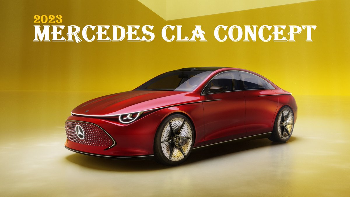 topspeed369's tweet photo. 2023 Mercedes-Benz CLA-Class Concept ⚡ Electric Hypermiler with 466 miles (750 km) of range

Watch it on YouTube: https://t.co/io03sGwraU

Car Specs:
Motor: Electric @ 90 kWh
Power: 175 kW /235 hp /238 PS
0-100 km/h:
Top Speed:

#MercedesBenz #CLA #MercedesCLA #CLAClass #Concept https://t.co/29UQQ3kSPW
