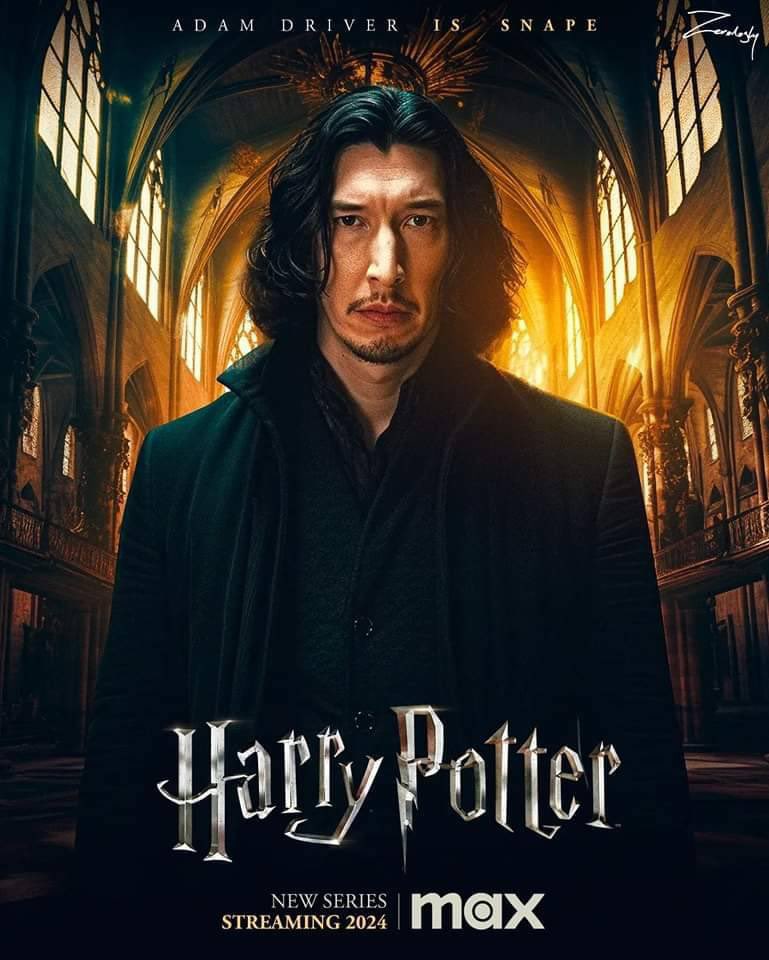 HBO tarafından hazırlanan Harry Potter dizisinde Snape rolü için en güçlü aday: Adam Driver