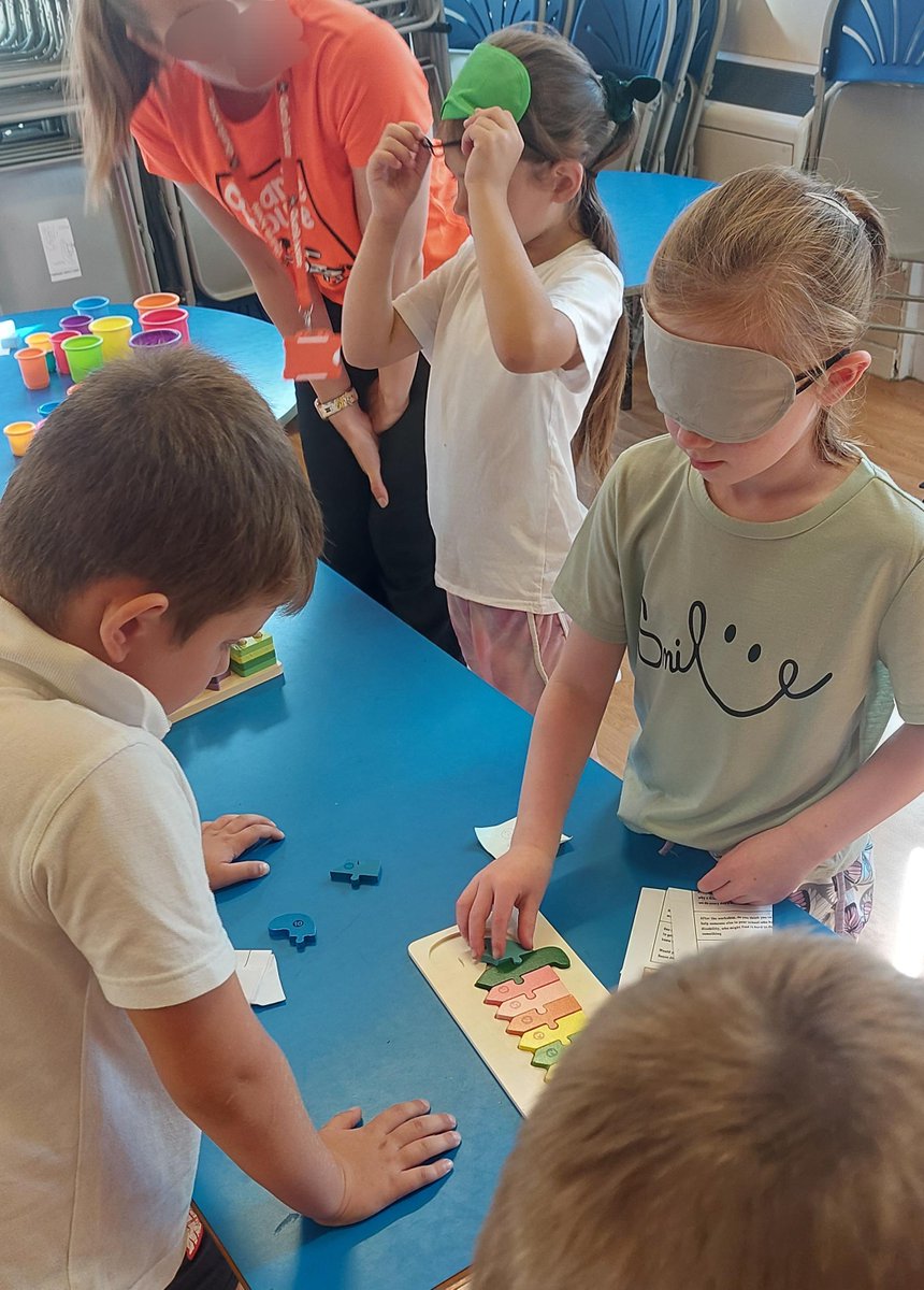 primary_gordon's tweet photo. P2/3 and P3 have been learning about disabilities lately, so it was great to be able to do a workshop with Charlie House. We learned how tricky everyday things can be for some other children, and discovered ways in which we can help them. https://t.co/eN5Rl8dQN3