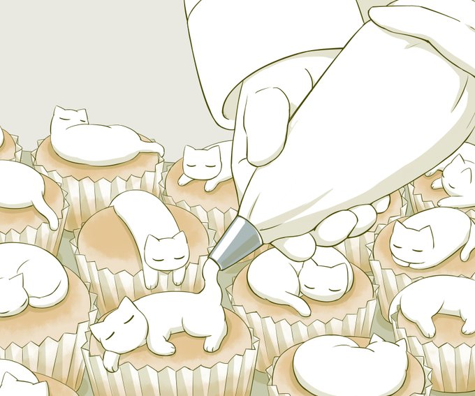 「食べ物 白い猫」のTwitter画像/イラスト(新着)｜2ページ目
