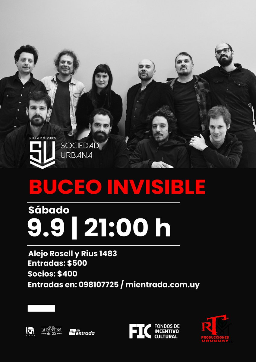 Este sabado BUCEO INVISIBLE en Villa Dolores