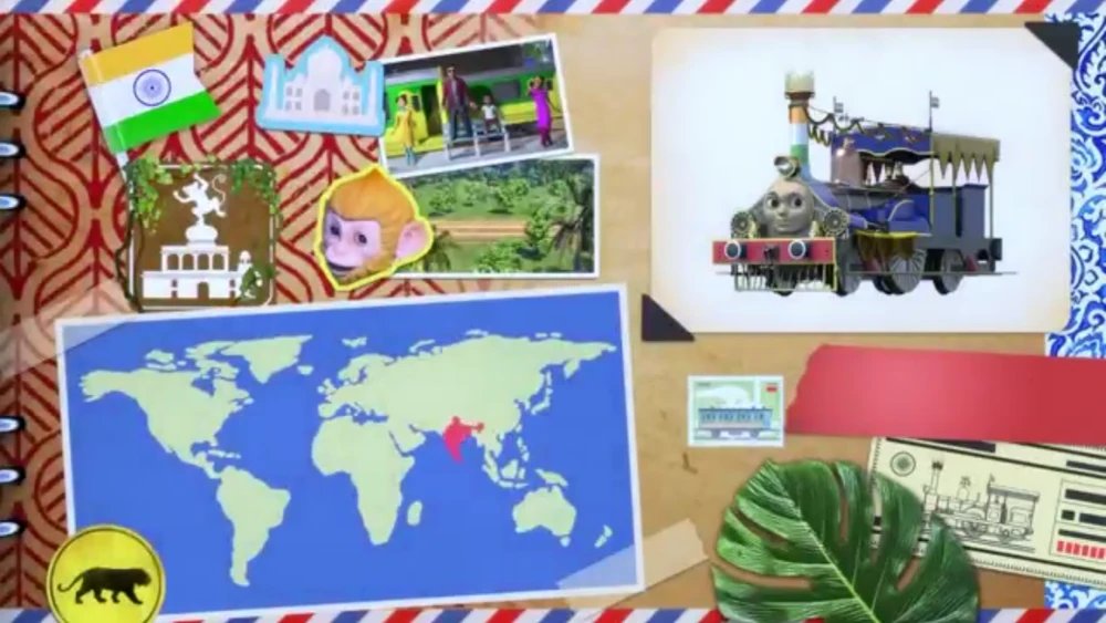 Concept art for the Meet Rajiv video and the final version