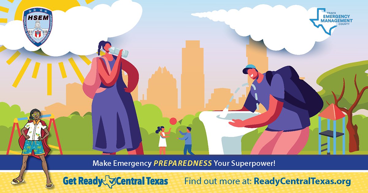 AustinHSEM's tweet photo. 🌡️🥤Hydration check-in: How many glasses of water have you had today? Let's work together to encourage a hydrated community!💧💪#ATXHeat23 #HydrationCheck https://t.co/3K7XgMYhcR