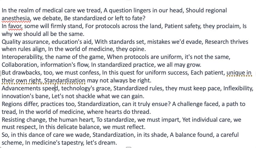 barbara breebaart (@bbreebaart) on Twitter photo Should RA be standardized? This is what chatGPT thinks..Come and watch two giants debate tommorow at 8 #ESRAworld2023 Should RA be standardized? This is what chatGPT thinks..Come and watch two giants debate tommorow at 8 #ESRAworld2023