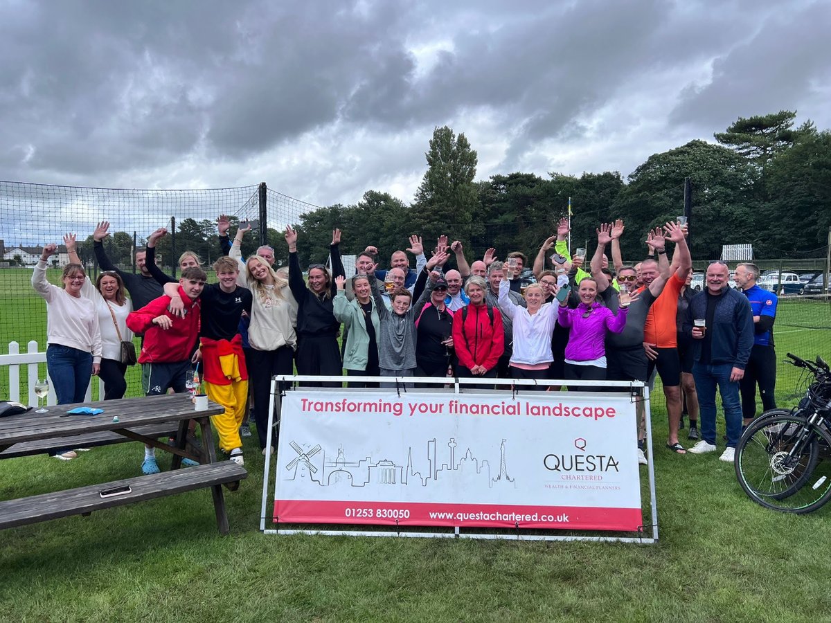 🚴“Wow! What a great fundraising total!' Thank you to everyone for your support!  Your efforts and generosity have raised over £8000 for The Boathouse Youth charity. 👉🏻 questachartered.co.uk/questa-cycling… #QuestaBikeRide