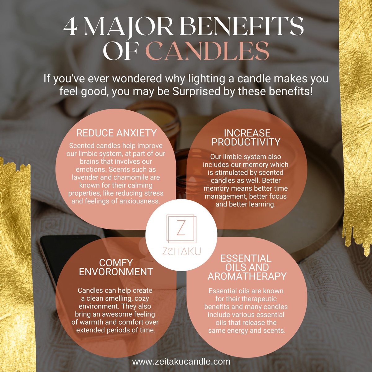 Candle massage therapy benefits include relaxation, soothing feelings, healing of wounds and injuries, feeling much more reassured, easing of tension, stiffness.
----
🌐 zeitakucandle.com
.
#zeitaku #candlecompany #sensualmassagecandles #massagecandles #customfragrances