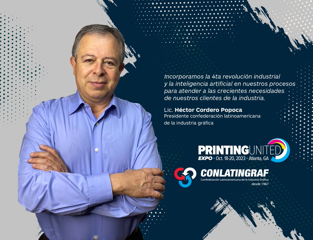 CONLATINGRAF's tweet photo. La creatividad no tiene límites, y en Printing United, esos límites se rompen. Únete a nosotros del 18 al 20 de octubre en Atlanta, GA. ¡El futuro de la impresión te espera en Printing United!
#PrintingUnited #conlatingraf https://t.co/ahfEShps5D