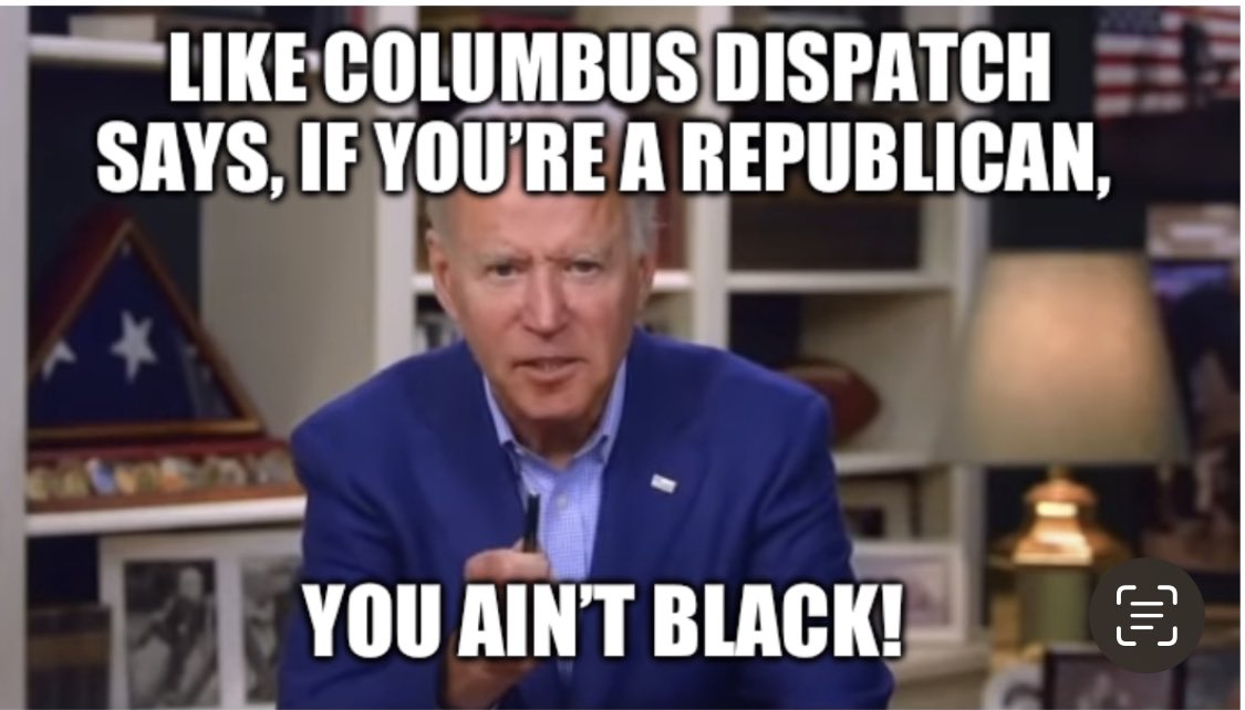 DannoActon's tweet photo. WOKE WHITE @DispatchAlerts reporter @DanaeKing ERASED TWO BLACK LEGISLATORS. Their “sin:” They are Republicans. WOKE #ColumbusDispatch goes full Biden: If you’re Republican, “you ain’t black!” 20 days ago & still no apology, correction, or a go screw yourself from @dispatcheditor  @DanaeKing @AR_Shoemaker @EncarnitaPyle @1AmeliaRobinson @USATODAY @Gannett @nicole_carroll @Debra_Sandler So much for that “content of their character” thingy. #ColumbusDispatch #YouAintBlack #BlackRepublicansMatter @ohiogop  @spj_tweets @SPJohiostate @EWScrippsCo @SH_Awards