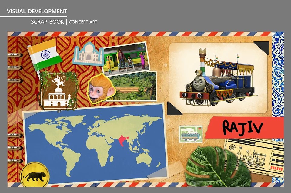 ThomasWeiner06's tweet photo. Concept art for the Meet Rajiv video and the final version https://t.co/2zIUUKOMxu