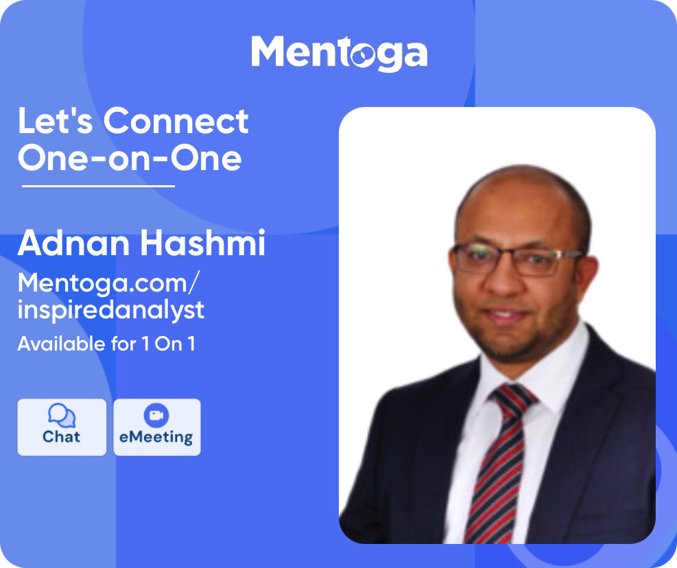 inspirdanalyst's tweet image. Excited to join Mentoga! Now we can connect one-on-one. Book an eMeeting or chat with me through my profile link! mentoga.com/inspiredanalyst Let's make meaningful connections! #Mentoga #OneOnOne #ExcitedToConnect