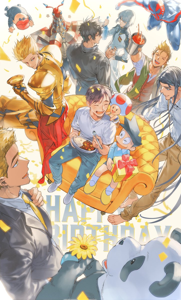 今年もお誕生日おめでとうございます㊗️🎊
直近活躍の方々で🎉🍰
素敵な一年になりますように🥰
#関智一誕生祭2023