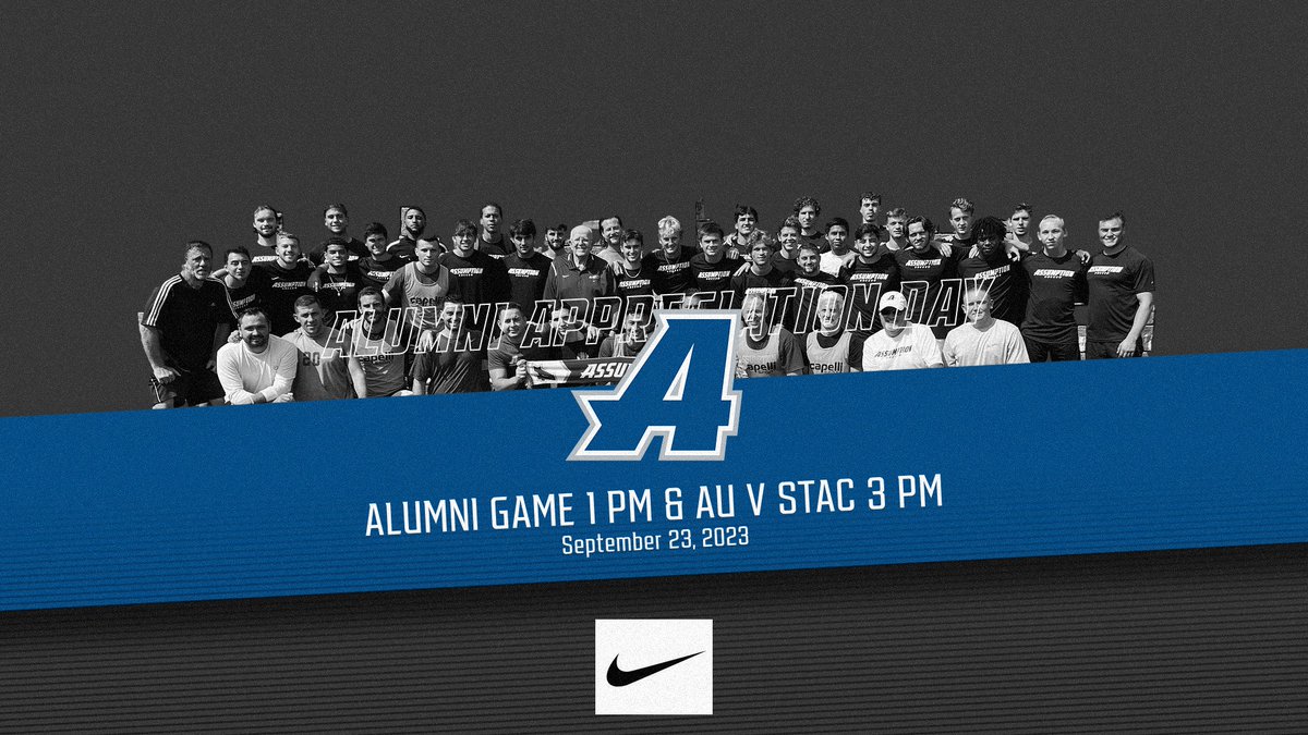 AssumptionMSOC's tweet image. Register for Assumption Men's Soccer Alumni Appreciation Day. Alumni Match at 1 PM. Alumni Tailgate prior to Assumption v STAC match at 3 PM @assumptionUMA
docs.google.com/forms/d/e/1FAI…