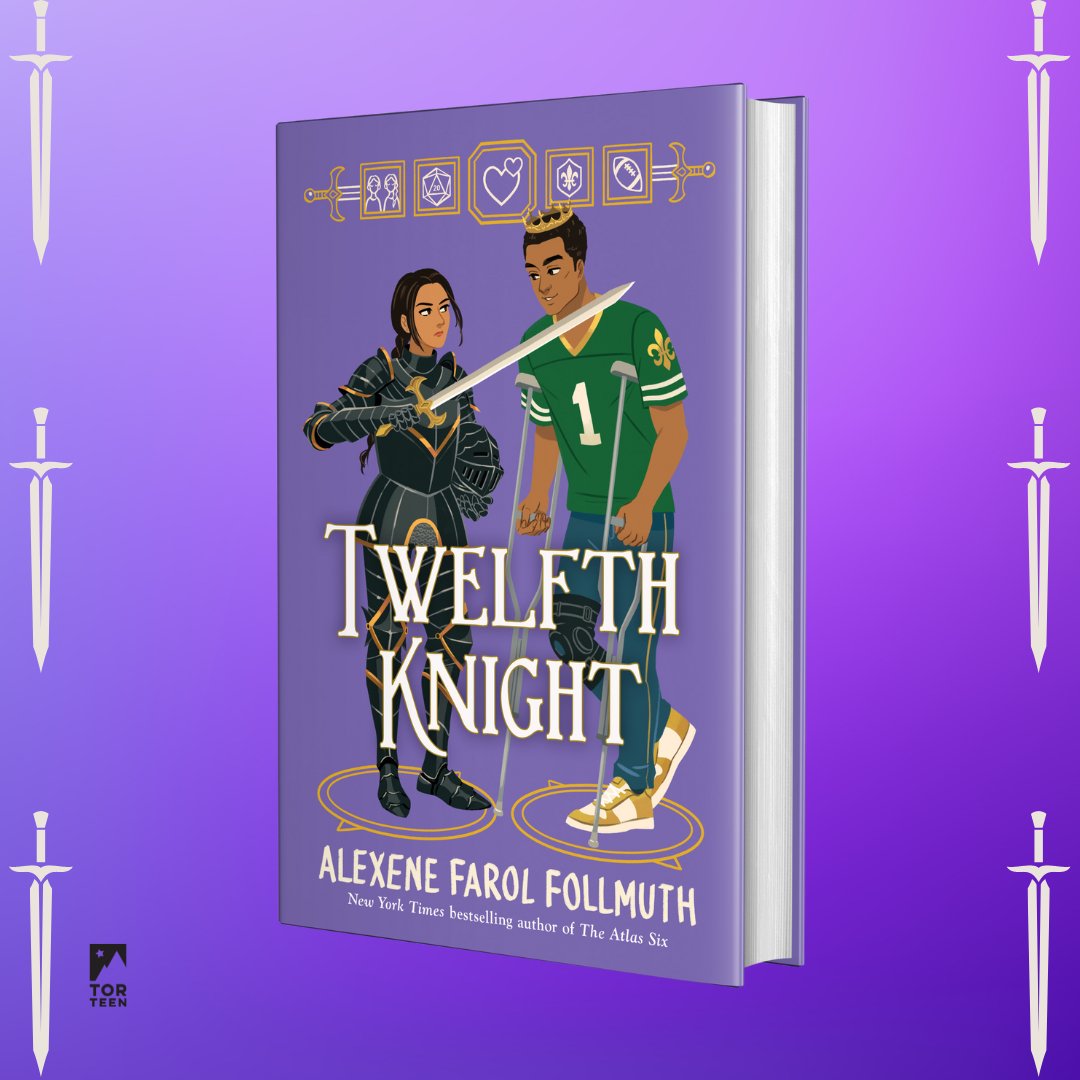 From the NYT bestselling author of #TheAtlasSix (under the penname @olivieblake) comes a charming new YA rom-com 💜 Preorder #TwelfthKnight by @afarolfollmuth: bit.ly/PreorderTwelft… ⚔️Coming 6.18.24⚔️ Cover Artist: @jacqlnli Cover Designer: @lworrelldesign