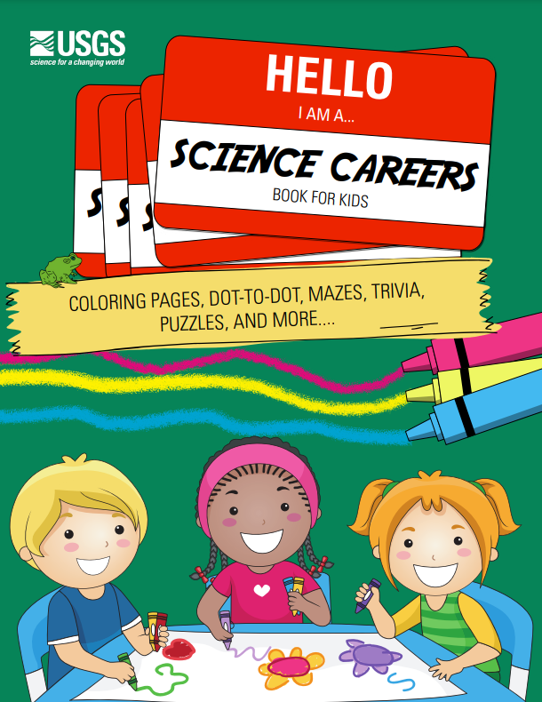 Learn more about science careers, from ichthyologists to wildlife biologists, in this activity book for kids from USGS: pubs.usgs.gov/publication/gi…