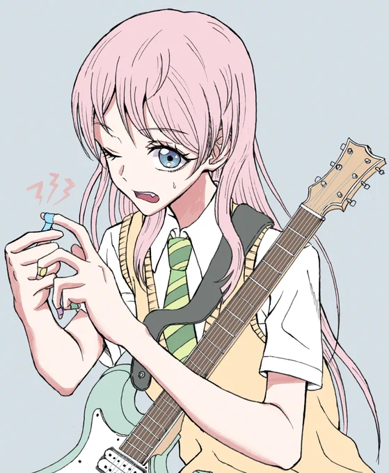 お誕生日おめでとうございます!!可愛くて大好き!!応援しています!!#千早愛音生誕祭2023#bandoriart  #MyGO 