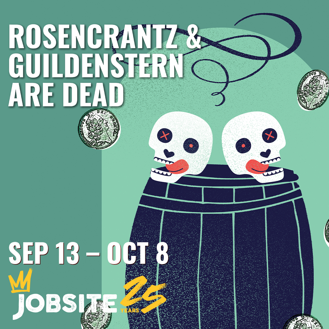 jobsitetheater's tweet photo. The world's funniest play about the greatest play ever written opens next week! Rosencrantz & Guildenstern are Dead is on stage through Oct. 8 at the @StrazCenter https://t.co/vdZE0sspI9 #Tampa #TampaBay #UnlockTampaBay #TampaHeights #SeminoleHeights #JobsiteRocks #Jobsite25 https://t.co/DSWEcI72CI