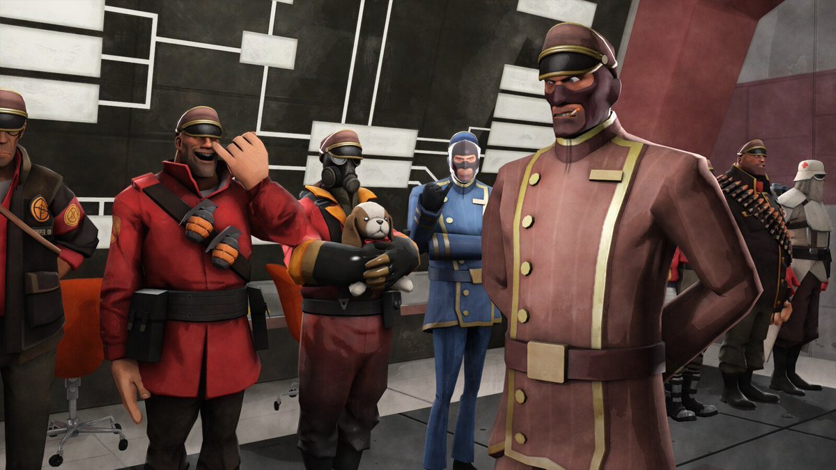 VTM06_Vipes's tweet photo. Starwalt Supervisor - Lord Hale finds your lack of hats... disturbing... Hat is allclass, jacket is Spy only. Made w/ Jzee
#tf2 #TeamFortress2 #tf2workshop #spy #tf2spy #screamfortress #VtubersUprising

Be sure to vote for it on the Workshop! Check the reply to do so! https://t.co/gqs5z50Ta6