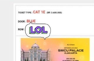 nawannass's tweet photo. WTS TIKET CAT 1E SMCU PALACE SMTOWN IN JAKARTA https://t.co/D7WOxre7iA