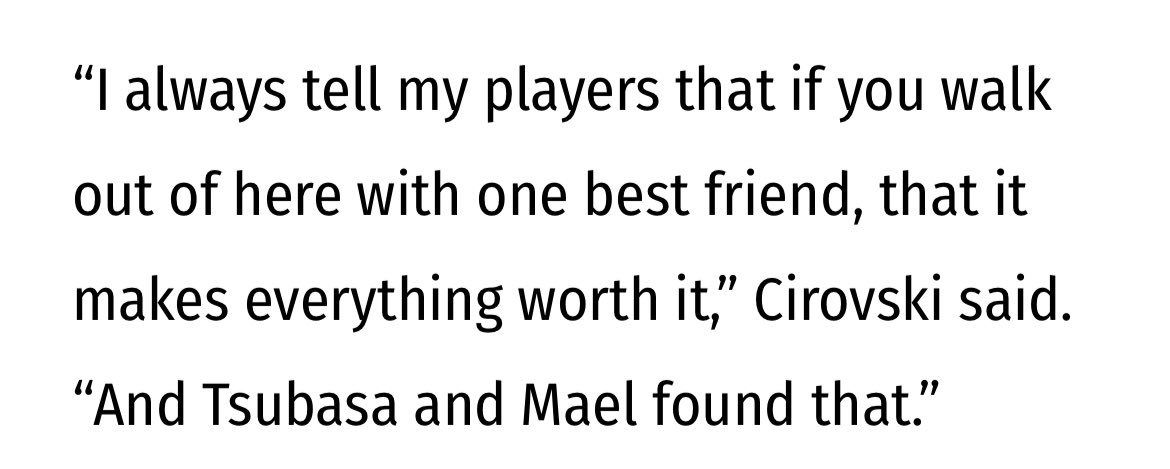 .@tsubasa_endoh’s battle is inspiring by itself, and then you dive into his road to College Park and it’s an even more amazing journey Great job by @alyssa_muir21 telling this story This quote by @SashoCirovski sums up what you see first hand in the @MarylandMSoccer experience