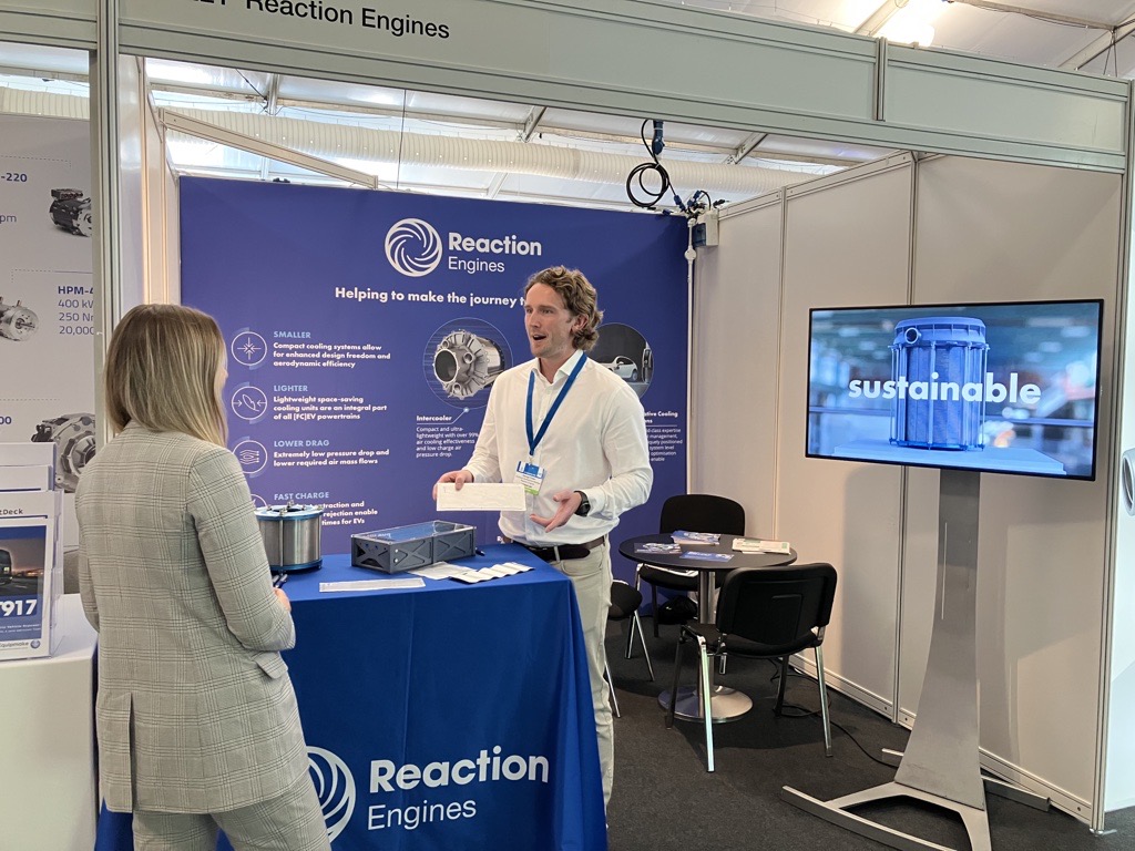 ReactionEngines's tweet image. It’s been a great two days at #LCV2023, showcasing our award winning thermal management tech. Thanks to all those who stopped by, and thank you 
@lcv_event for the great event! 

If you want to know more, visit reactionengines.co.uk/cenex-lcv-2023/ 

#MakingBeyondPossible