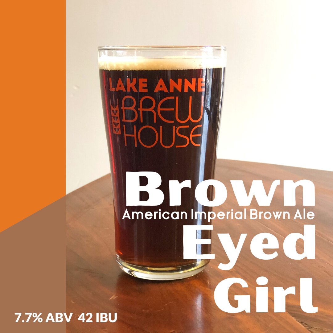 lakeannebrew's tweet photo. Our Brown-Eyed Girl Imperial Brown Ale pays homage to our Brewster, Tracy and owner, Melissa, both brown-eyed girls. Deep mahogany in color, with strong malt and hop balance and aromas, this strong ale is delicious!
.
#shescrafty #beerme #localbeerisbetter #browneyedgirl #fxva https://t.co/0QiZgtZjuF
