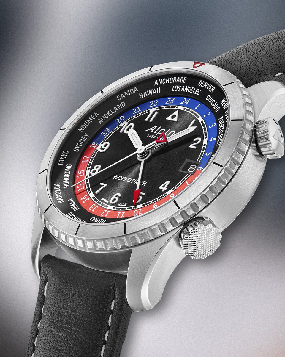 Alpinawatches's tweet image. There’s now a new complication in the Startimer collection: the Worldtimer.
Meet the Startimer Pilot Quartz Worldtimer: bit.ly/3Z3w9Kb

#StartimerCollection #Worldtimer #SwissWatch