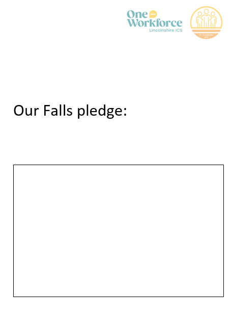 September is Falls Awareness Month - Make your service’s “Falls Pledge”! The theme for National Falls Awareness week this year is: ‘Turning Awareness into Action’ for further information please see the below information, also contact lincolnshire.icb.nhs.uk/contact/ #fallsawareness